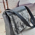 Sac bandouliere gris Kate de profil 1 150x150 - Sac bandoulière gris KATE
